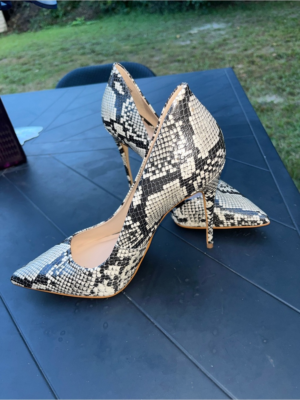 Snake-Print Pointed Toe Stiletto Pumps - ALDO